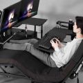 「電動ゲーミングベッド」、ゲーミング家具のバウヒュッテから 寝ながらゲームしたいゲーマー向けに