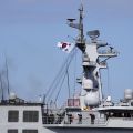 韓国乗組員は自衛艦旗に敬礼　尹政権、安保協力優先