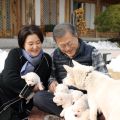 韓国前大統領、正恩氏寄贈の犬の飼育断念　政府の費用援助なく「返却する」
