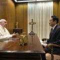 「核なき世界」実現で協力　岸田首相、ローマ教皇と会談
