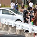 「心痛む」手合わせる人々　安倍氏銃撃１カ月で現場―奈良