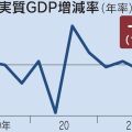 1～3月GDP1.0%減、2期ぶりマイナス　コロナ制限響く