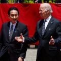 日米首脳会談始まる　中国に対抗、新経済圏構想確認へ
