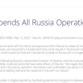 VisaとMastercard、ロシアでのサービス停止を発表