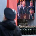 プーチン氏、戦勝記念日の軍事パレードで演説　今後の計画見えず