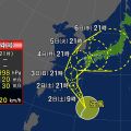 台風4号 3日にかけて沖縄や奄美地方に接近へ