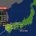台風4号 長崎県に上陸 九州で猛烈な雨 四国などでも雨強まる