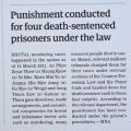 “スー・チー氏側近の元議員らに死刑執行”ミャンマー国営紙
