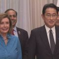 岸田首相と米ペロシ下院議長 会談 台湾海峡平和維持で連携確認