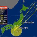 台風8号 きょう 東海 関東甲信に接近 上陸見込み 線状降水帯も
