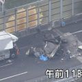 東名高速3人死亡事故 渋滞最後尾 トラック突っ込んだか 神奈川