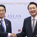 日韓首脳会談 「徴用」めぐる問題 懸案の早期解決で一致
